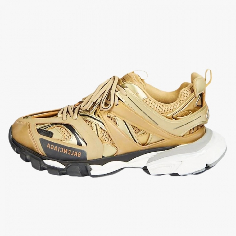 Balenciaga Track Trainer Metallic Gold