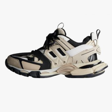 Balenciaga Track Sneaker in beige and black mesh and nylon