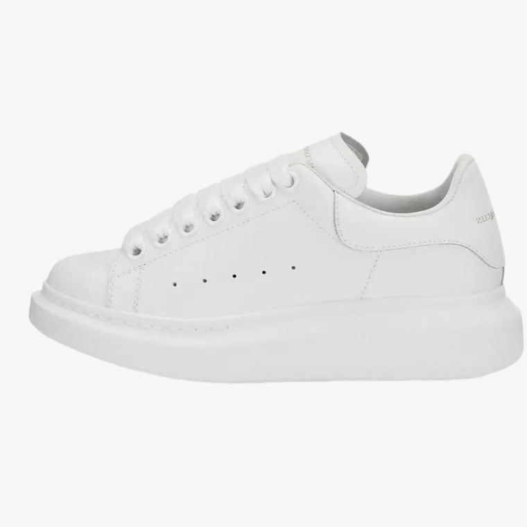 Alexander McQueen Oversized Sneaker White Black Suede